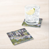 Kirche von Cassone, Gustav Klimt Rechteckiger Pappuntersetzer (Vor Ort)