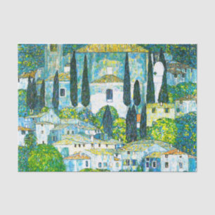 Kirche von Cassone Gustav Klimt Seidenpapier