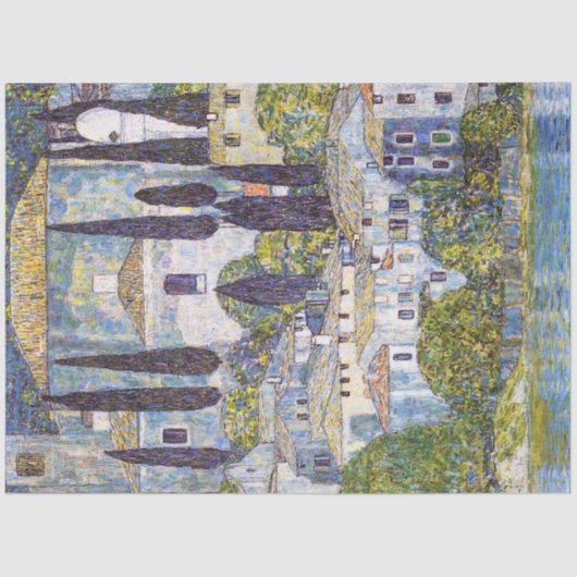 Kirche von Cassone, Gustav Klimt Seidenpapier (Vorderseite)
