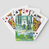 Kirche von Cassone Gustav Klimt Spielkarten (Rückseite)