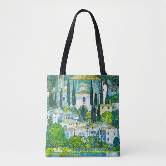 Kirche von Cassone Gustav Klimt Tasche (Vorderseite)