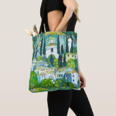 Kirche von Cassone Gustav Klimt Tasche (Von Nahem)