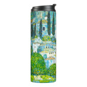 Kirche von Cassone Gustav Klimt Thermosbecher (Nach links gedreht)