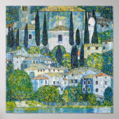 Kirche von Cassone von Gustav Klimt Poster (Vorne)