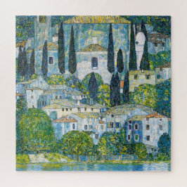 Kirche von Cassone von Gustav Klimt Puzzle