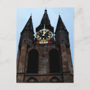 Kirche von Delft Postkarte