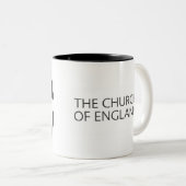 Kirche von England - Tee-/Kaffee-Tasse Zweifarbige Tasse (VorderseiteRechts)