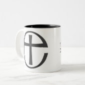 Kirche von England - Tee-/Kaffee-Tasse Zweifarbige Tasse (Vorderseite Links)