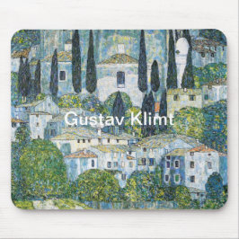 Kirche von Gustav Klimt in Cassone Mousepad