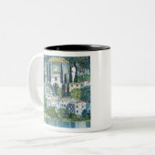 Kirche von Gustav Klimt in Cassone Zweifarbige Tasse (Vorderseite Links)