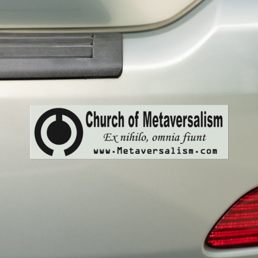Kirche von Metaversalism Autoaufkleber (Auf Auto)