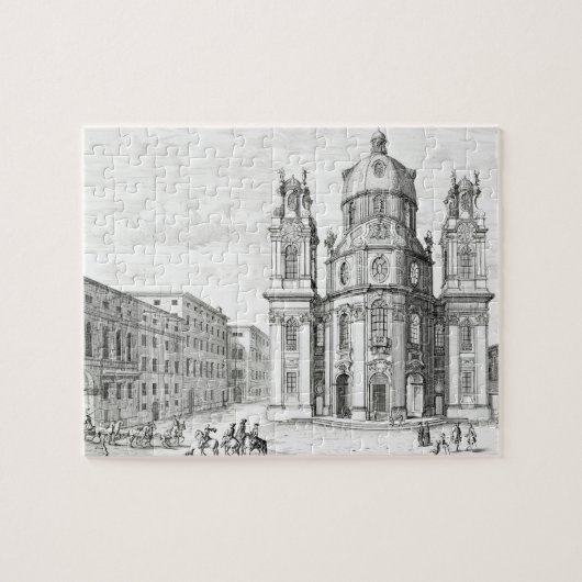 Kirche von Notre Dame, Salzburg, Österreich, von Puzzle (Horizontal)