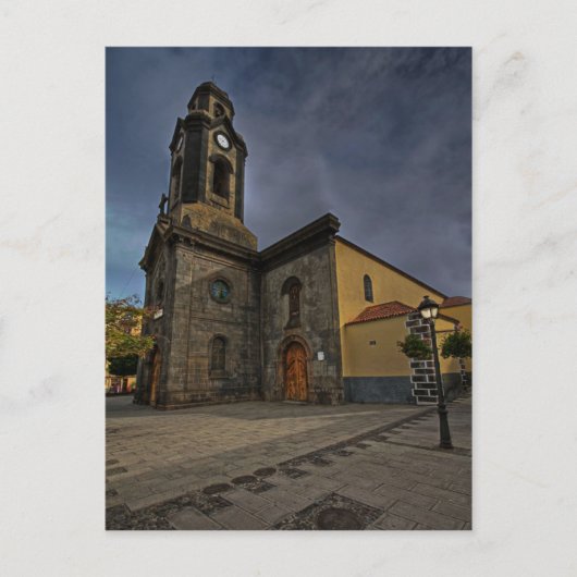 Kirche von Puerto de la Cruz Postkarte (Vorderseite)