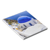 Kirche von Santorin Notizblock (angewinkelt)