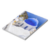 Kirche von Santorin Notizblock (Rotiert)