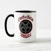 Kirche von Satan 2 versah Tasse mit Seiten (Links)