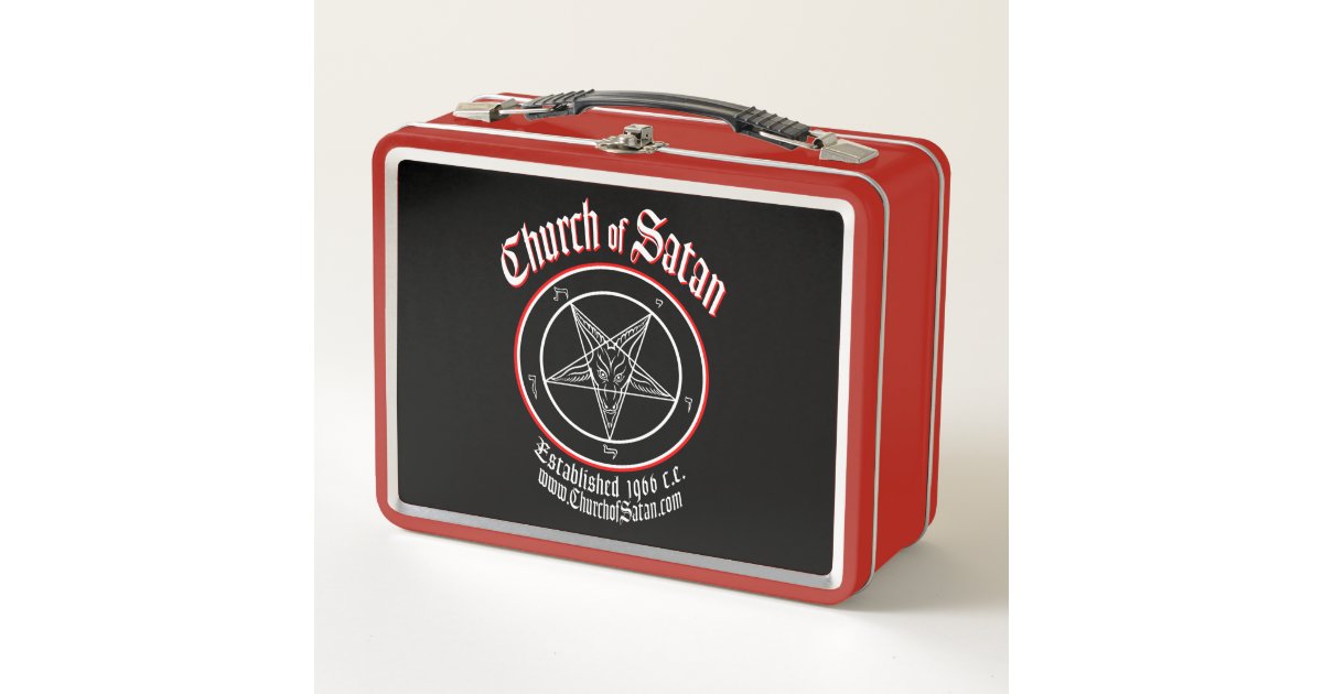 Kirche Von Satan Baphomet Brotdose Zazzle De