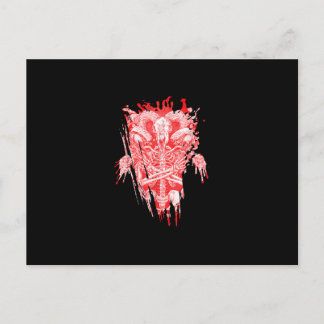 Kirche von Satan Geschenk Alles Hageziege Satanic  Einladungspostkarte