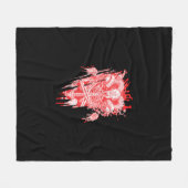 Kirche von Satan Geschenk Alles Hageziege Satanic  Fleecedecke (Vorderseite (Horizontal))