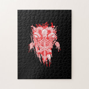 Kirche von Satan Geschenk Alles Hageziege Satanic Puzzle