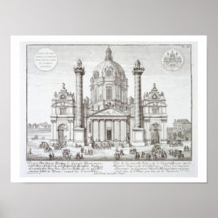 Kirche von St Charles Borromeo (1538-84), Wien, Poster