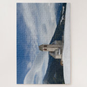 Kirche von St. Jakob in Villnöss im Winter Puzzle (Vertikal)