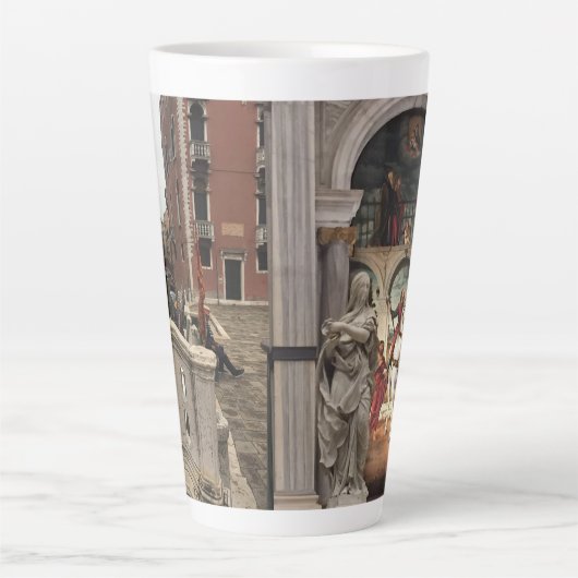KIRCHE VON VENICE, GAUZE WIE Marmorschleier, + GON Milchtasse (Vorderseite)