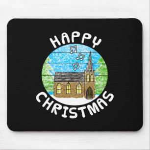 Kirche Weihnachtslied Singen Chor Christlicher Min Mousepad