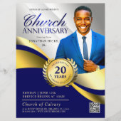 Kirche zum Geburtstag Pastorale Service Flyer (Vorne)