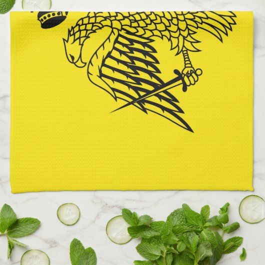 Kircheflagge Mount Athos religiös Handtuch (Gefaltet)