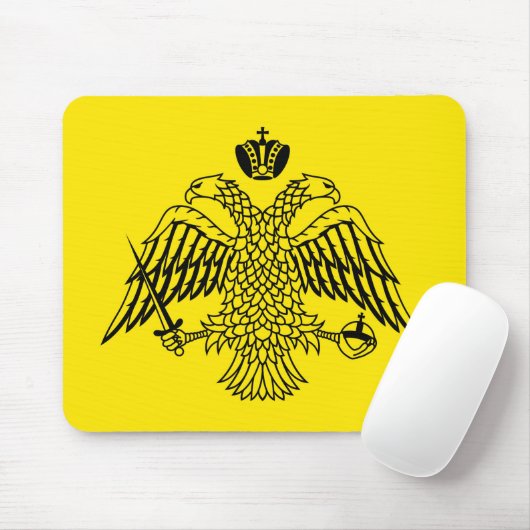 Kircheflagge Mount Athos religiös Mousepad (Mit Mouse)
