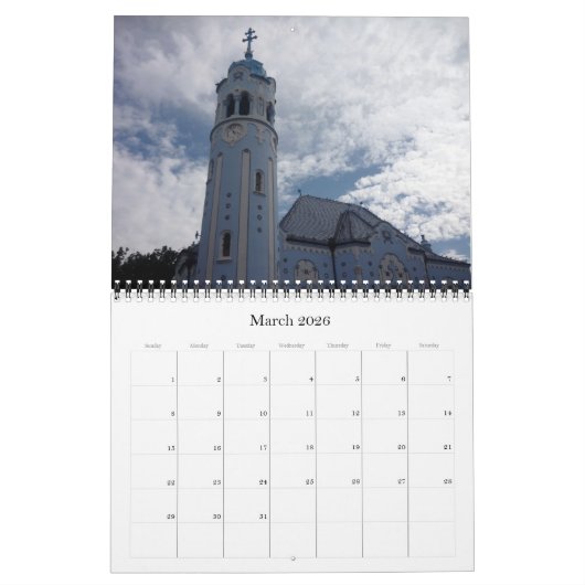 Kirchen 2026 kalender (Mär 2026)