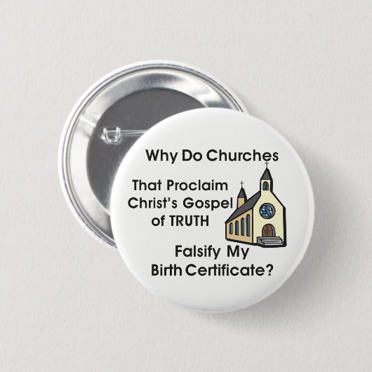 Kirchen Button (Vorne & Hinten)