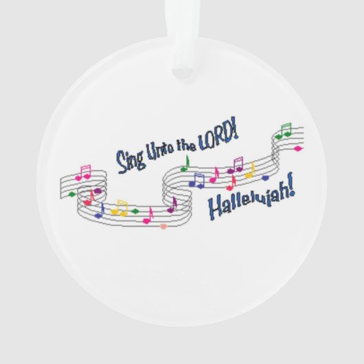 Kirchen-Chor Ornament (Rückseite)