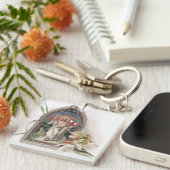 Kirchen-Fenster-Auferstehung von Christus Schlüsselanhänger (Vorderseite rechts)