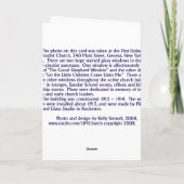 KIRCHEN-FENSTER KARTE (Rückseite)