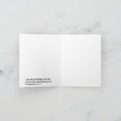 Kirchen-Hut Chloe Karte (Innenseite)