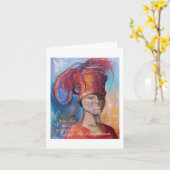 Kirchen-Hut Chloe Karte (Gelbe Blume)