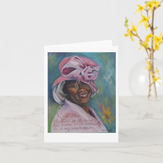 Kirchen-Hut IDA Karte (Gelbe Blume)