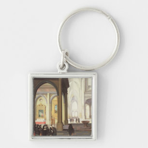 Kirchen-Innenraum Schlüsselanhänger