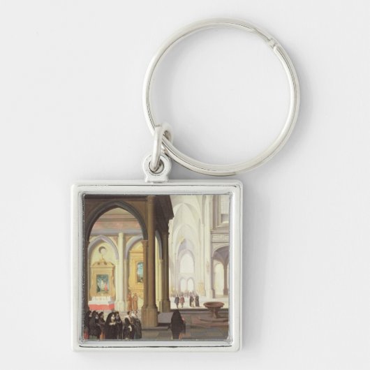 Kirchen-Innenraum Schlüsselanhänger (Vorne)