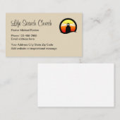 Kirchen-Klerus-Leuchtturm-Entwurf Visitenkarte (Vorne/Hinten)