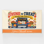Kirchen-Koffer-oder-Behandlung-Herbstfest-Banner Banner (Horizontal)
