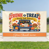 Kirchen-Koffer-oder-Behandlung-Herbstfest-Banner Banner (Außenbereich)