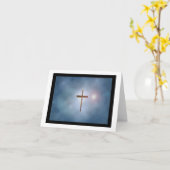 Kirchen-Kreuz Karte (Gelbe Blume)