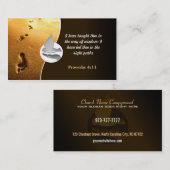 Kirchen-Lager-Visitenkarten mit Logo Visitenkarte (Vorne/Hinten)