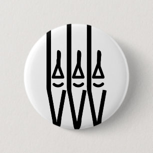Kirchen-Orgelpfeifeikone Button