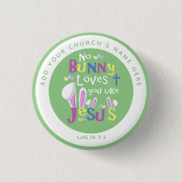 Kirchen-Ostern-Knöpfe - kein Häschen aber Jesus Button