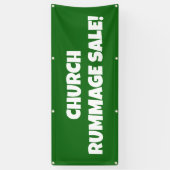 Kirchen-Ramschverkauf! Helles Banner (Vertikal)