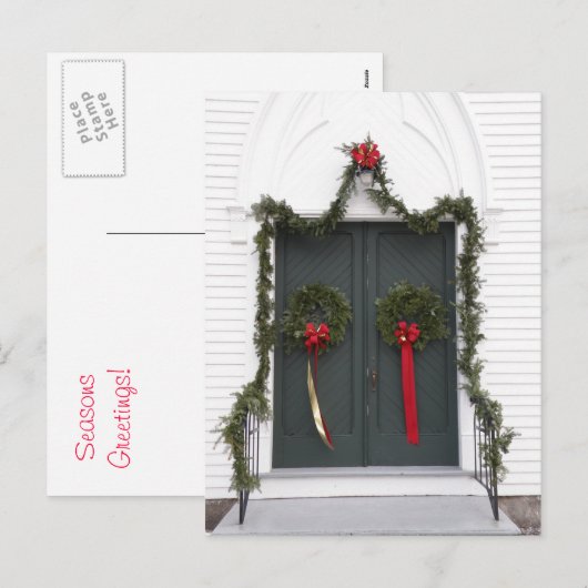 Kirchen-Tür am Weihnachten (Vorne/Hinten)